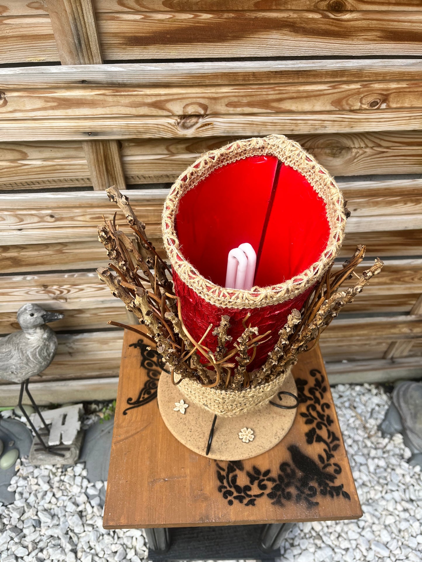 lampe bâtons de bois avec mise à prix à 89,00 euros