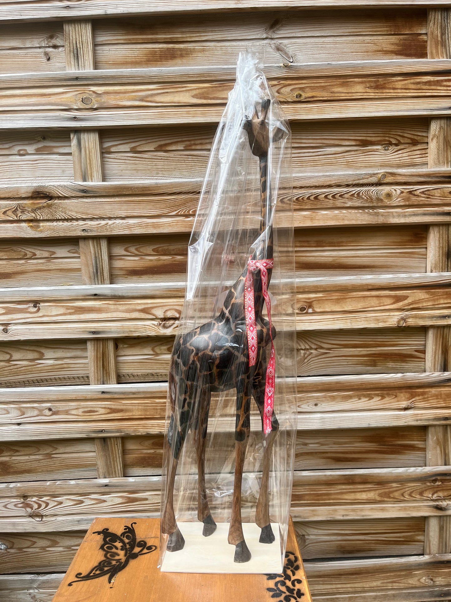 Girafe en bois