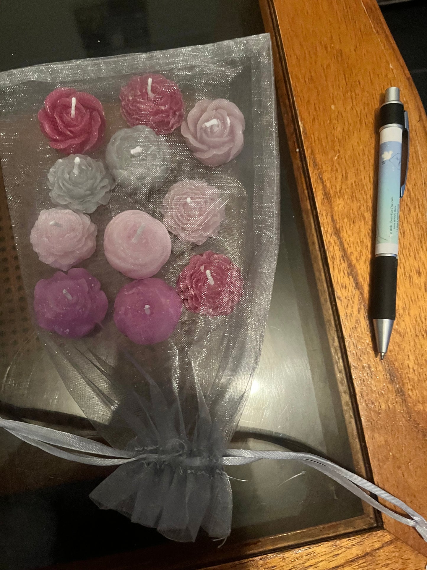 Bougies / recharge de 10 mini fleurs +1 gratuite
