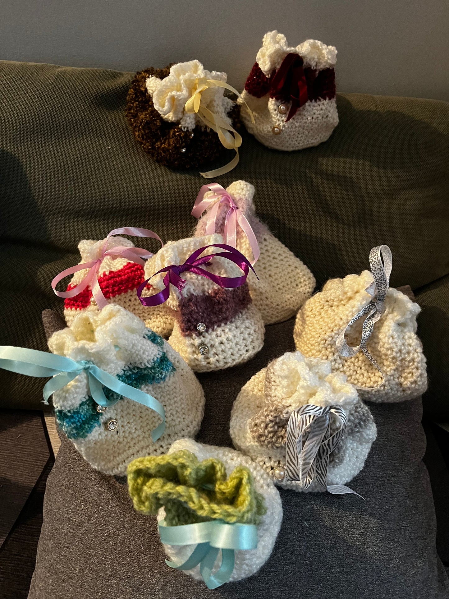 Bourses en crochet