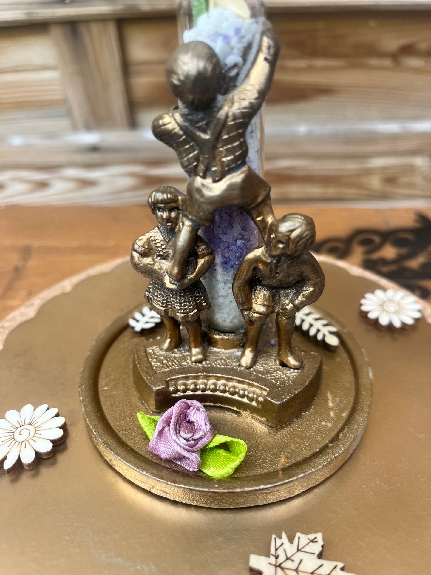 Vase mini décor enfants grimpants