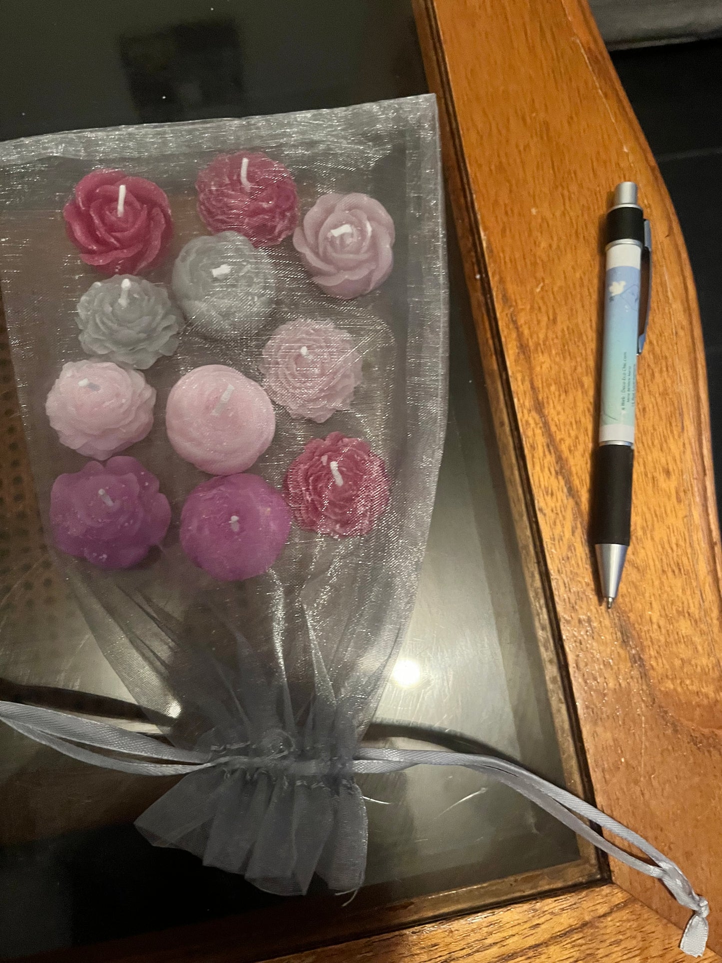 Bougies / recharge de 10 mini fleurs +1 gratuite