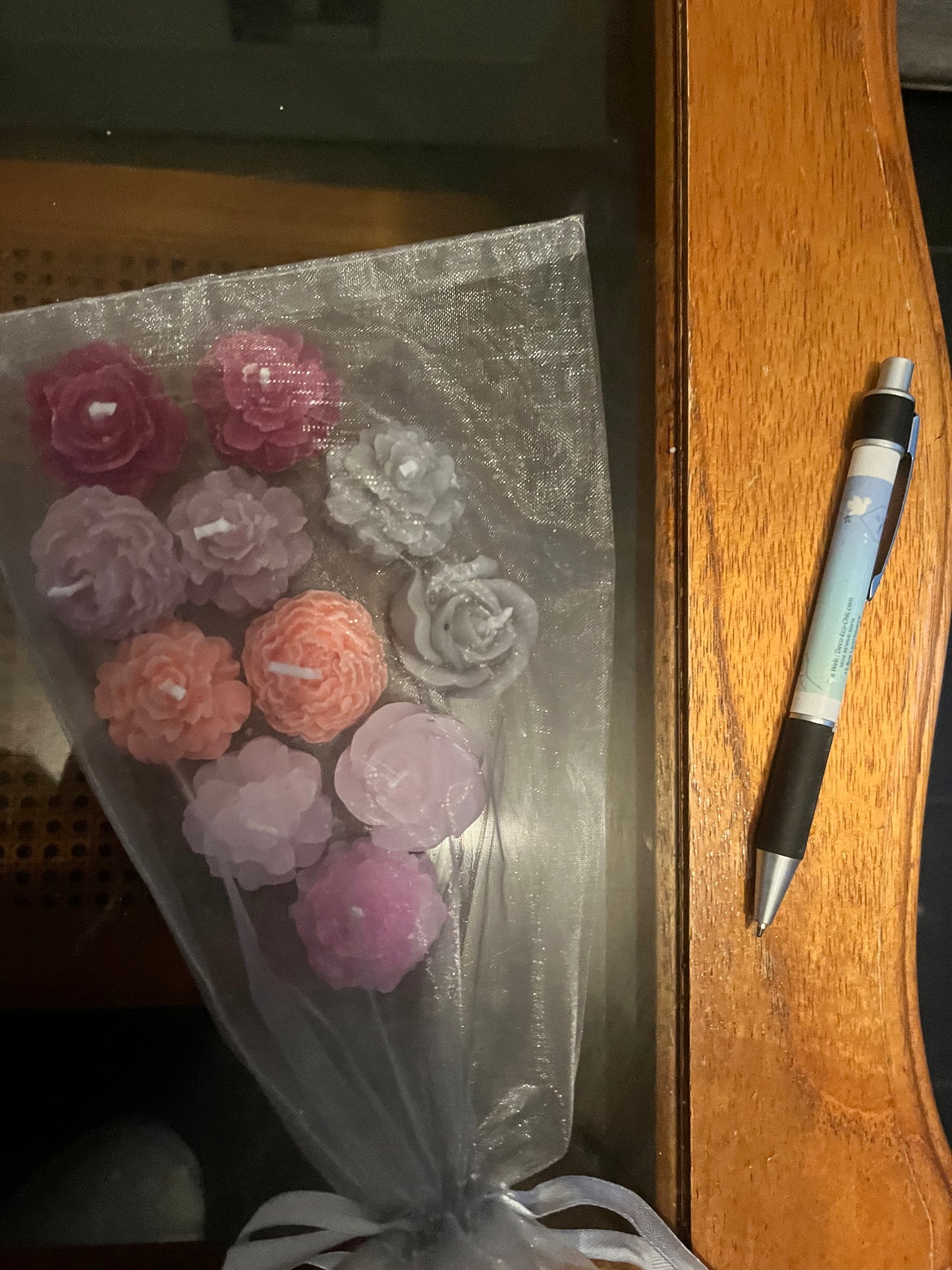 Bougies / recharge de 10 mini fleurs +1 gratuite