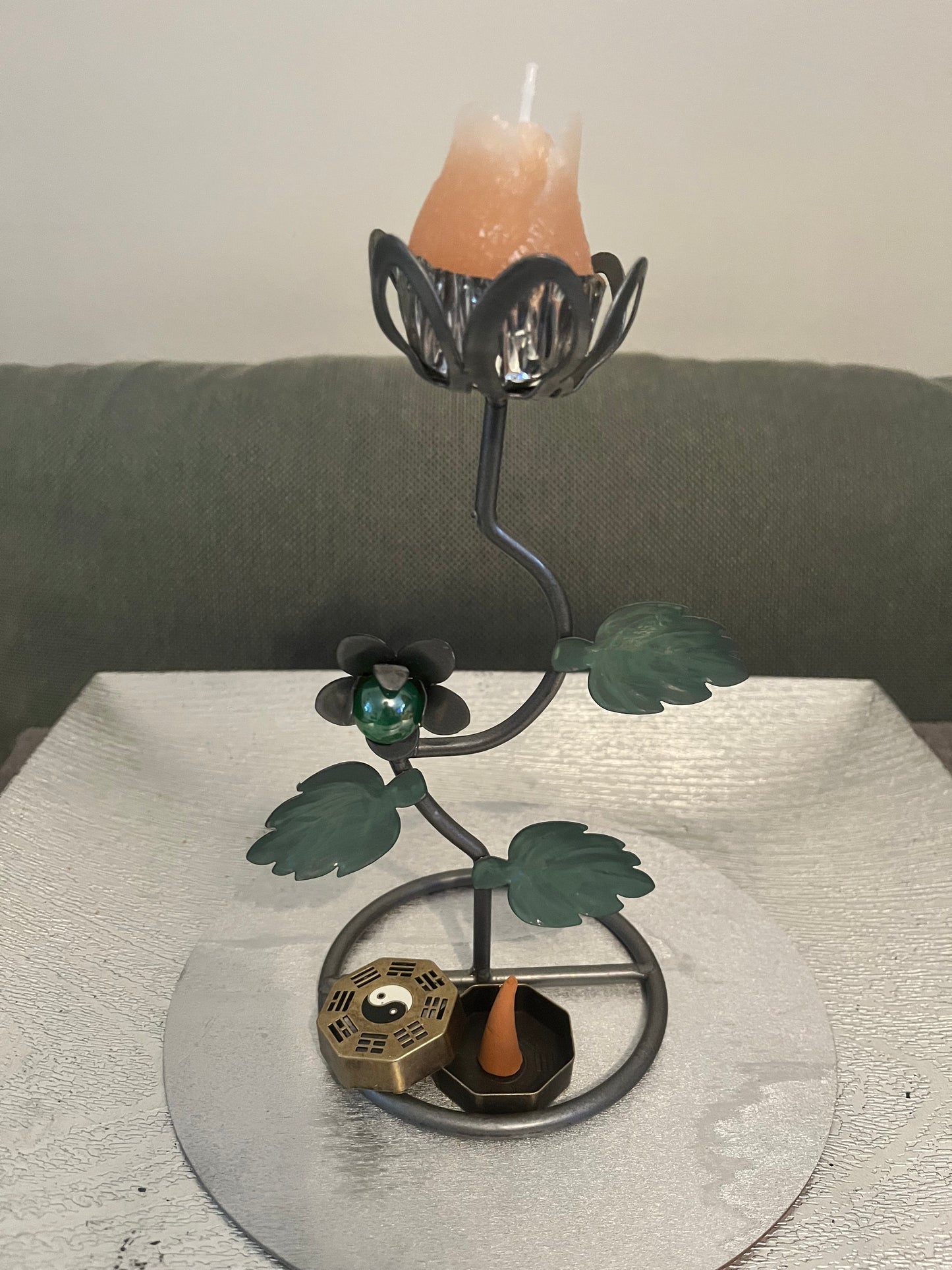 Porte bougie et porte encens