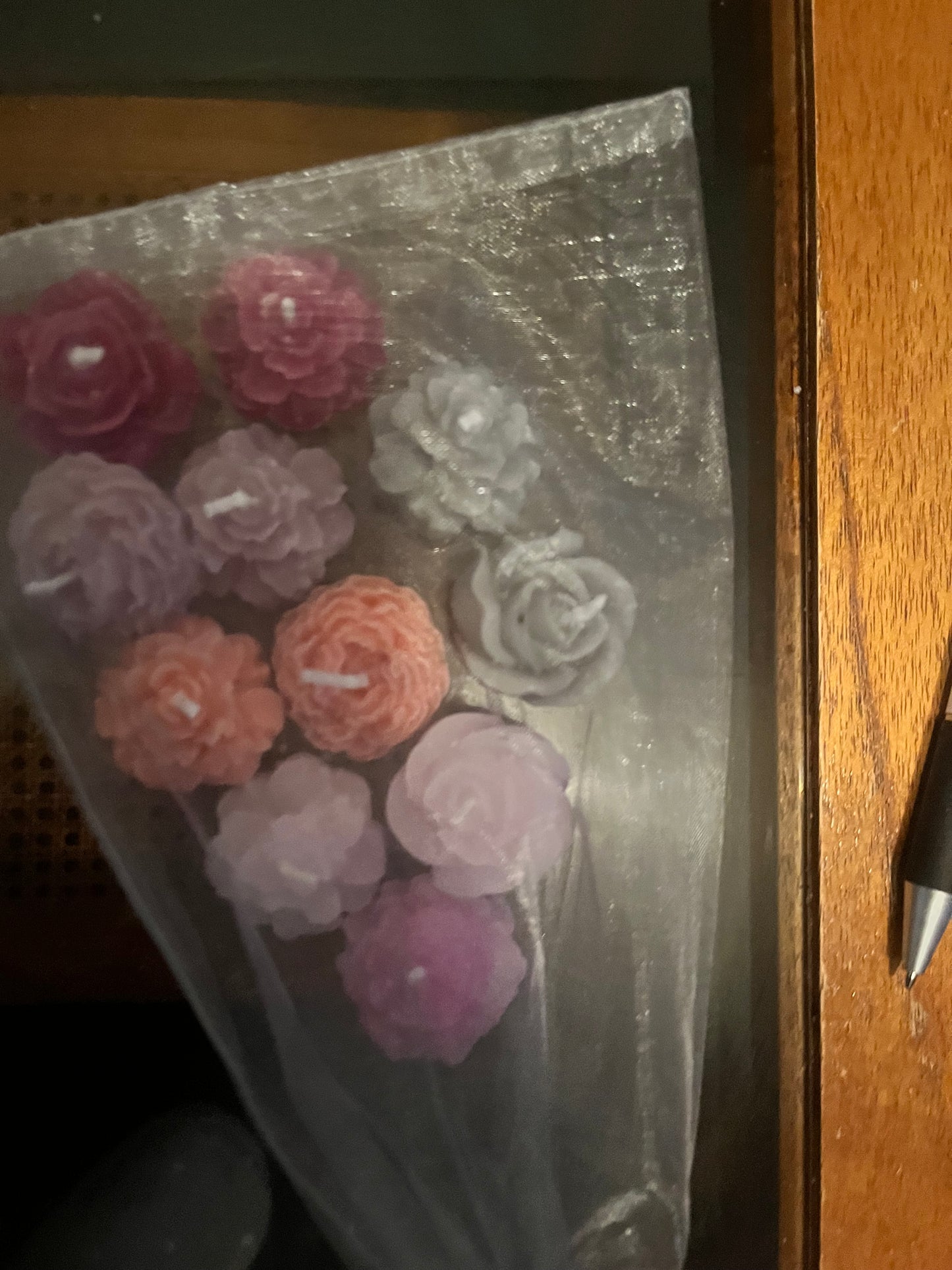 Bougies / recharge de 10 mini fleurs +1 gratuite