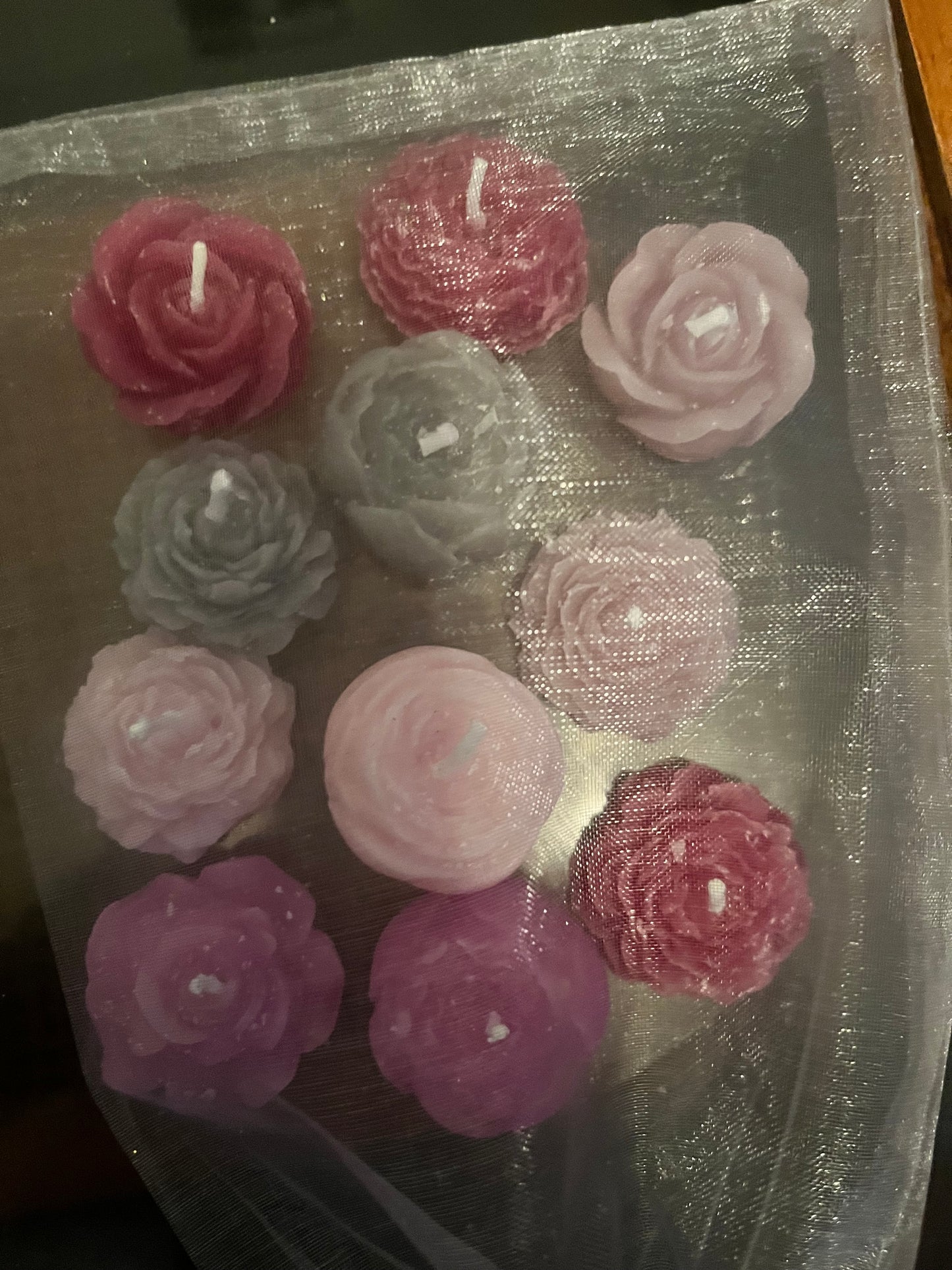 Bougies / recharge de 10 mini fleurs +1 gratuite