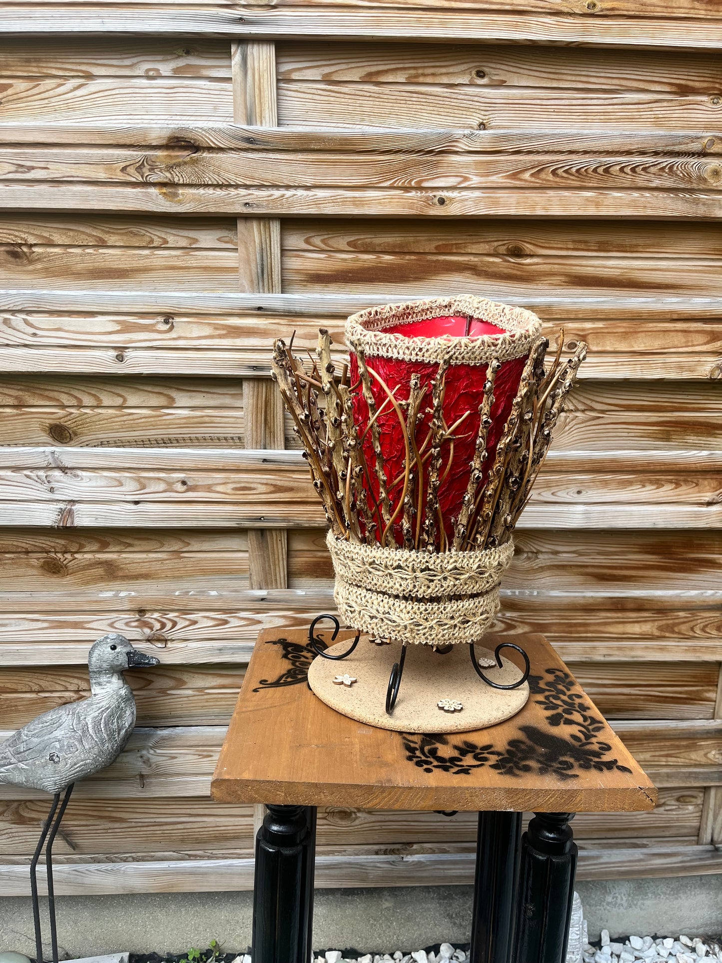 lampe bâtons de bois avec mise à prix à 89,00 euros