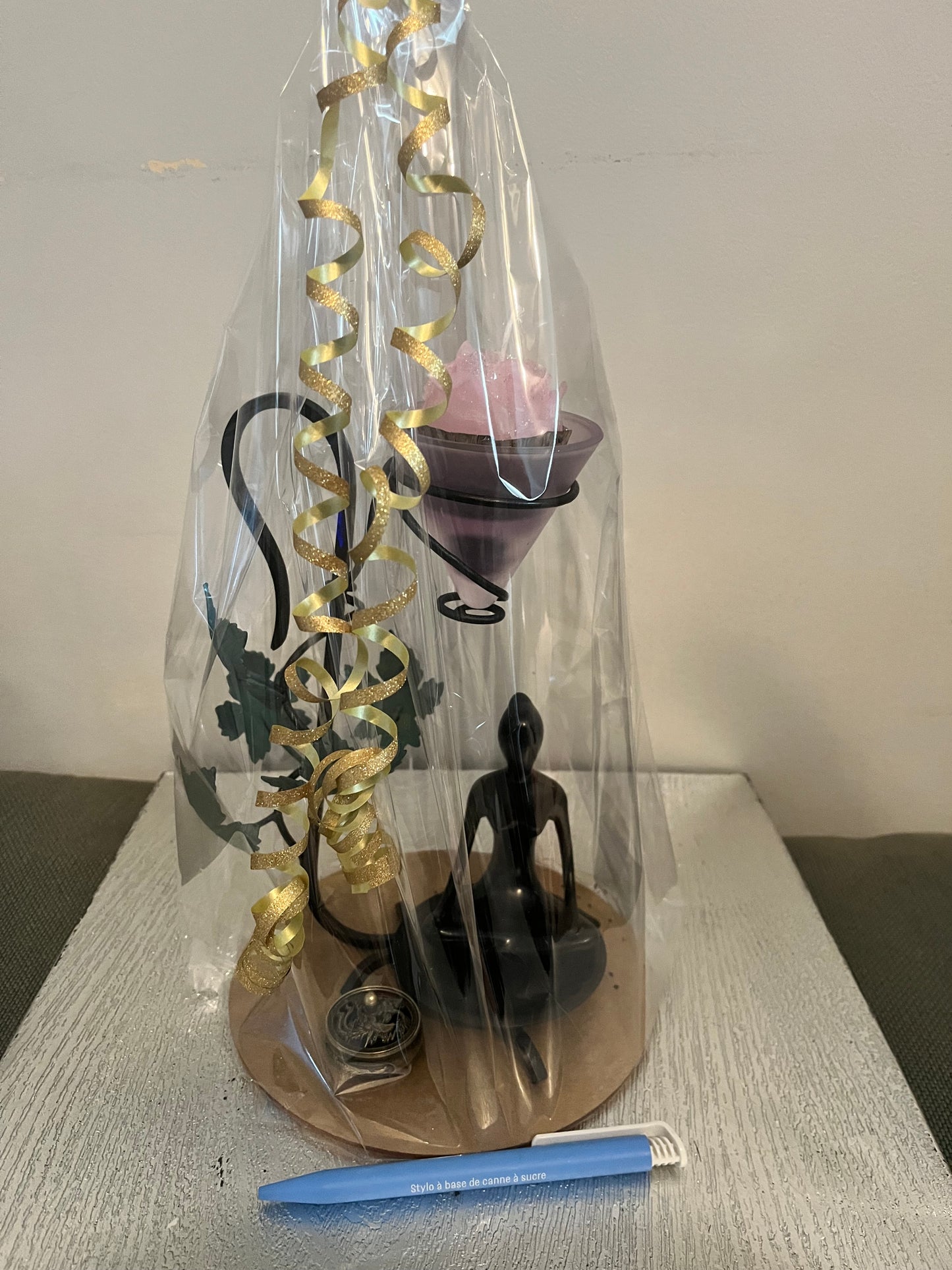 Porte bougie, statuette zen