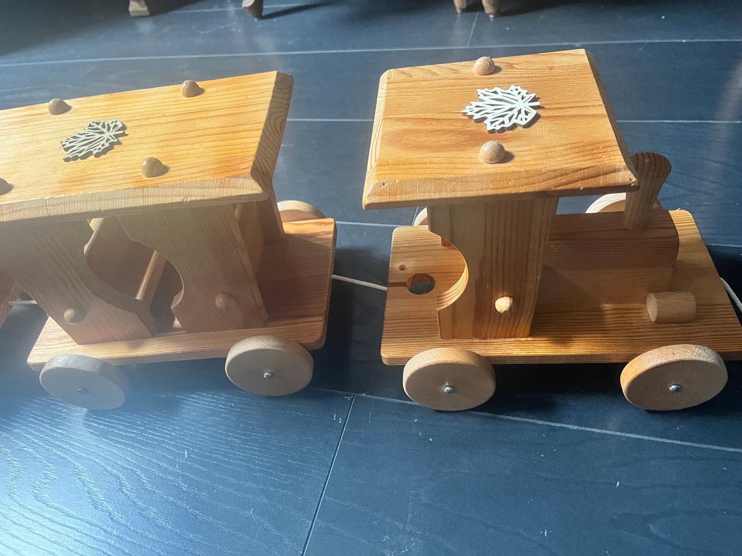 Train en bois