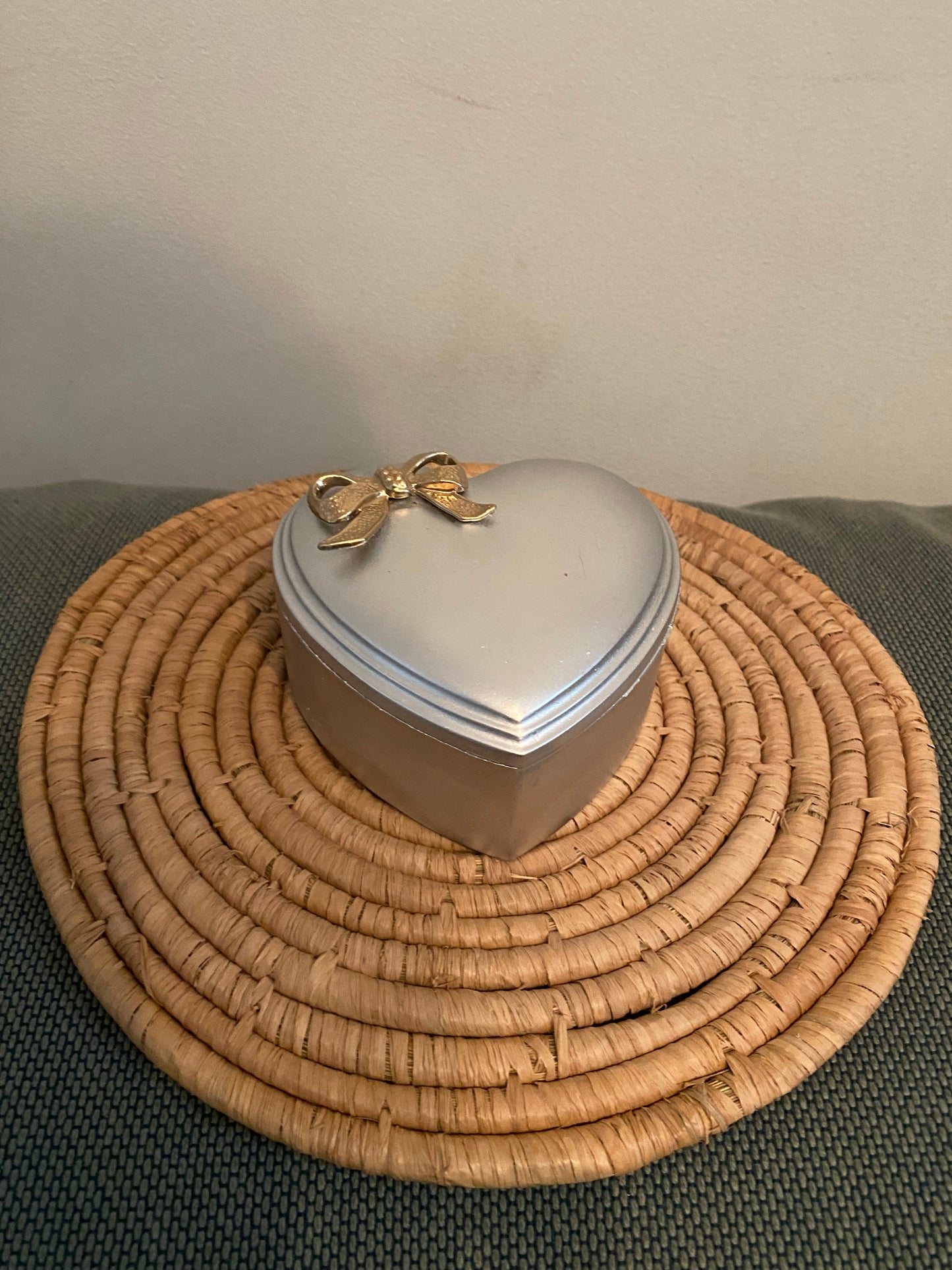 Boite à bijoux en forme de cœur