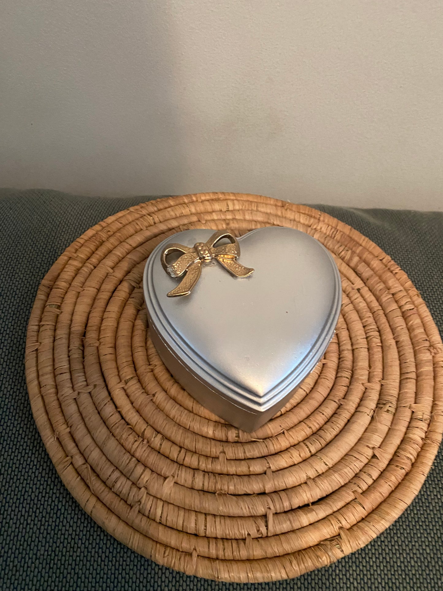 Boite à bijoux en forme de cœur