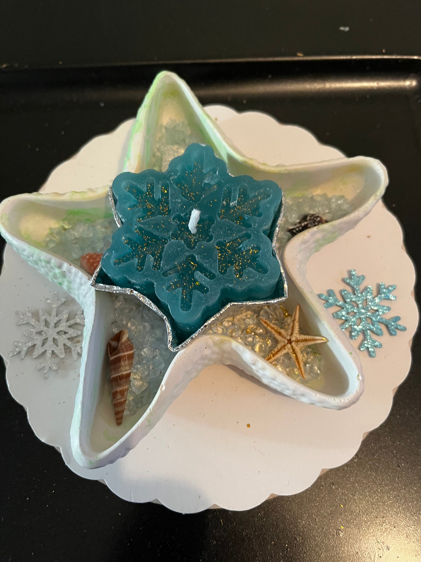 Porte bougie étoile de mer