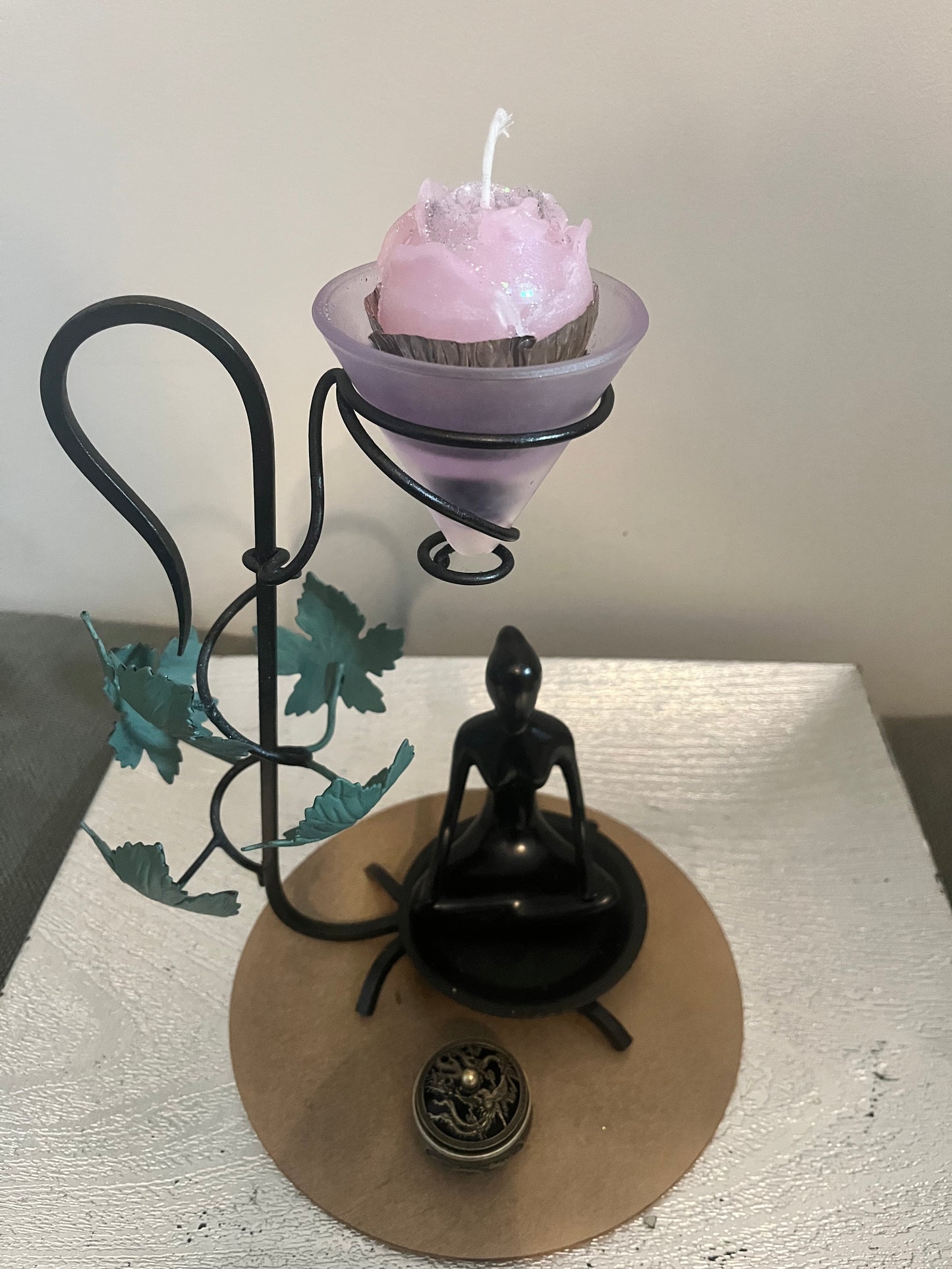 Porte bougie, statuette zen
