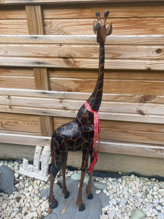 Girafe en bois