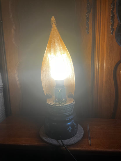 Lampe feuille de bananier