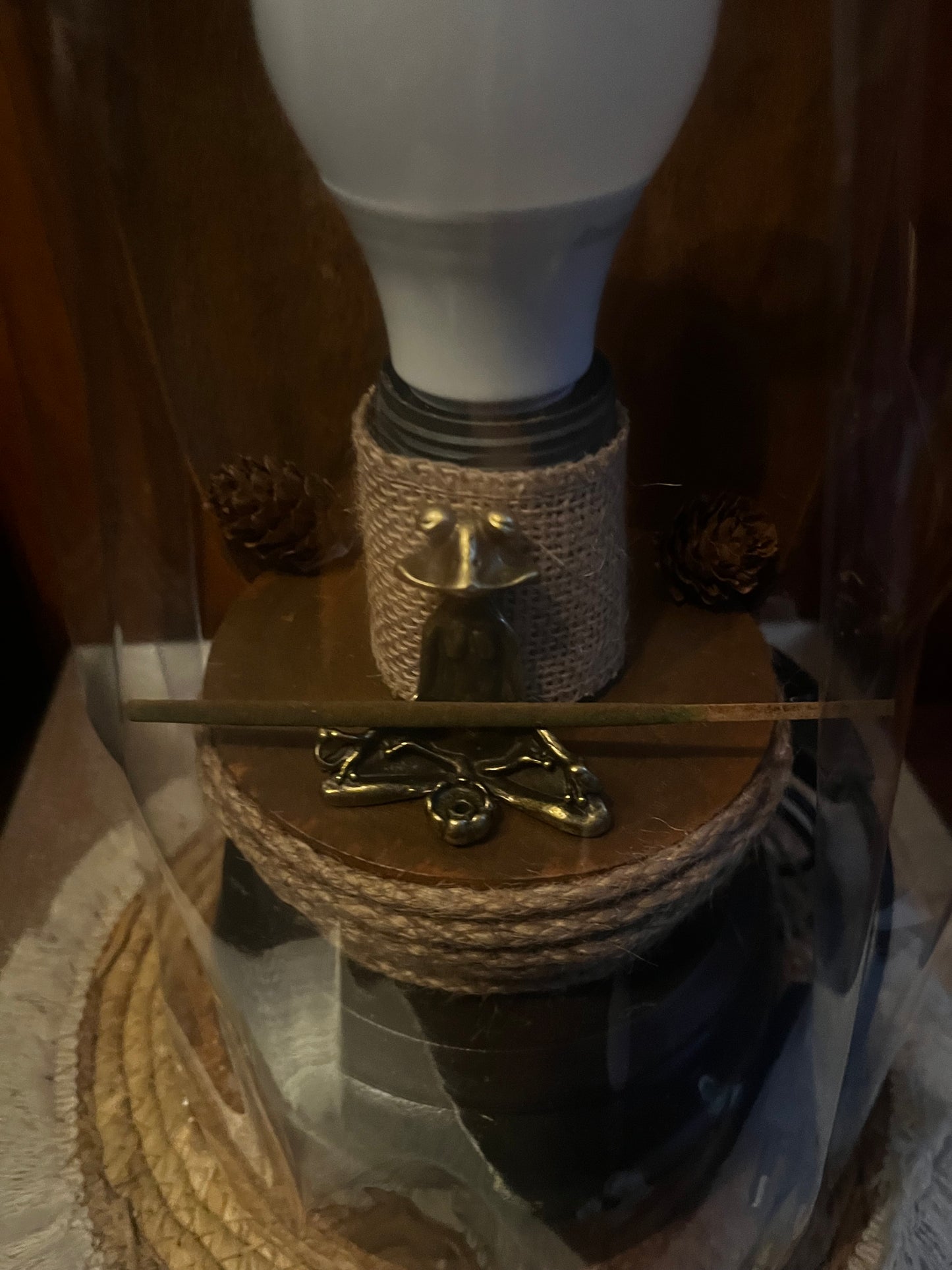 Lampe feuille de bananier