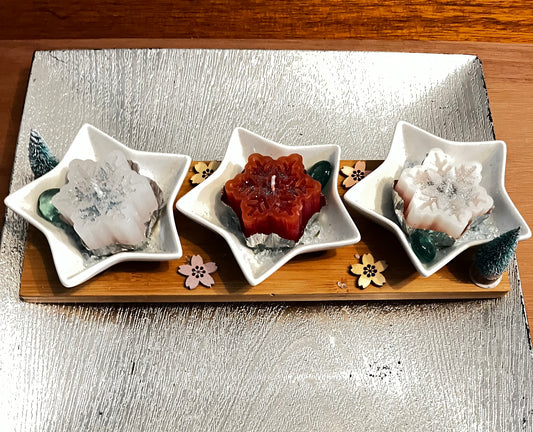 Porte bougies étoiles