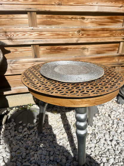 Bougeoir zen avec plateau à pieds