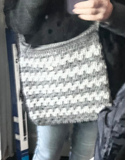 Sac gris foncé et gris clair