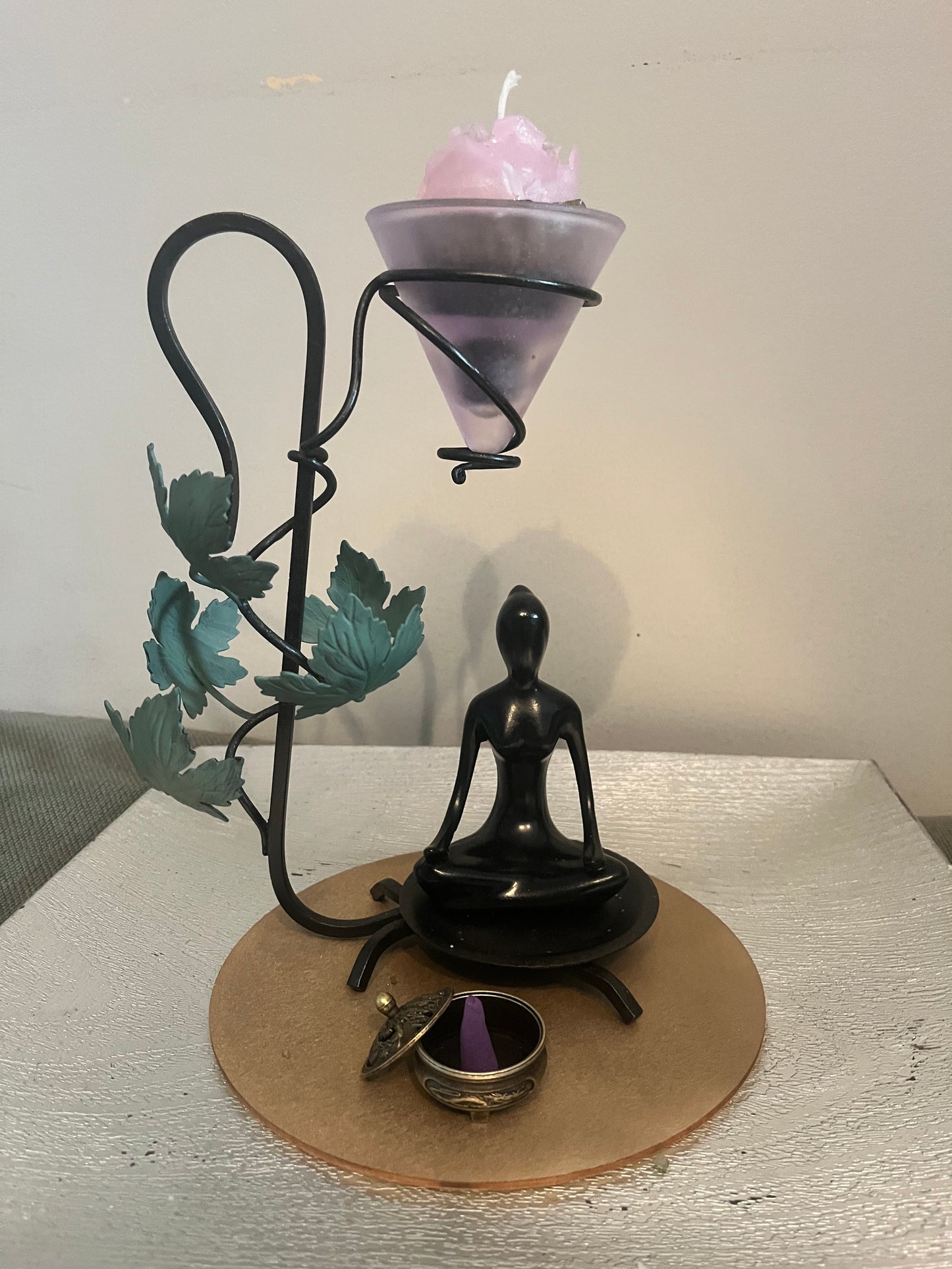 Porte bougie, statuette zen