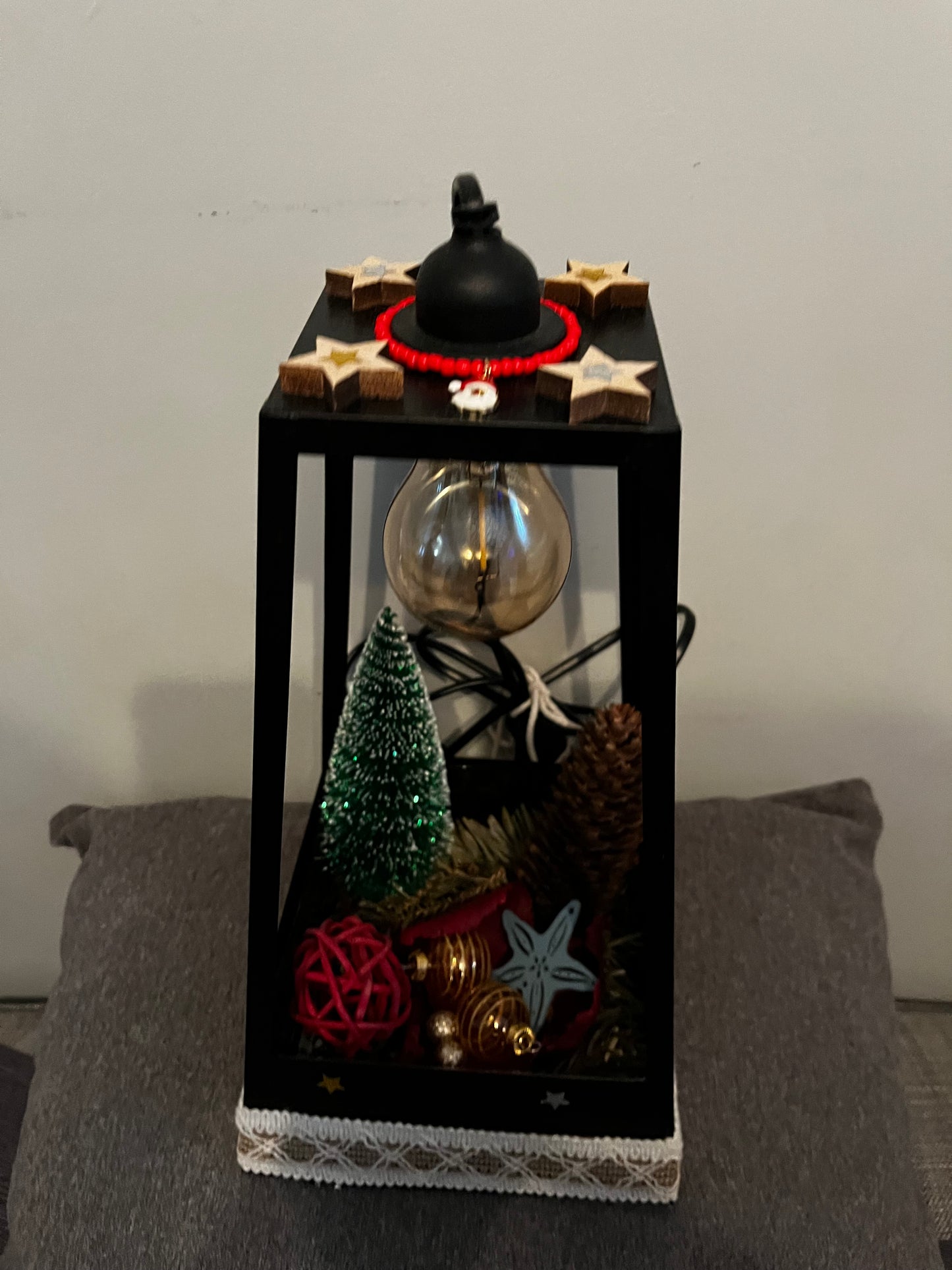 Centre de table Lampe de Noël