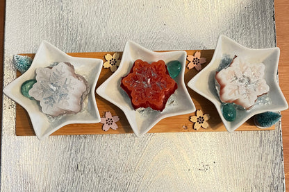 Porte bougies étoiles