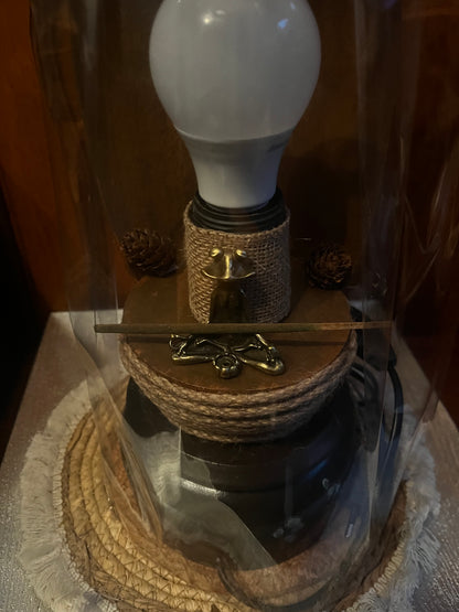 Lampe feuille de bananier