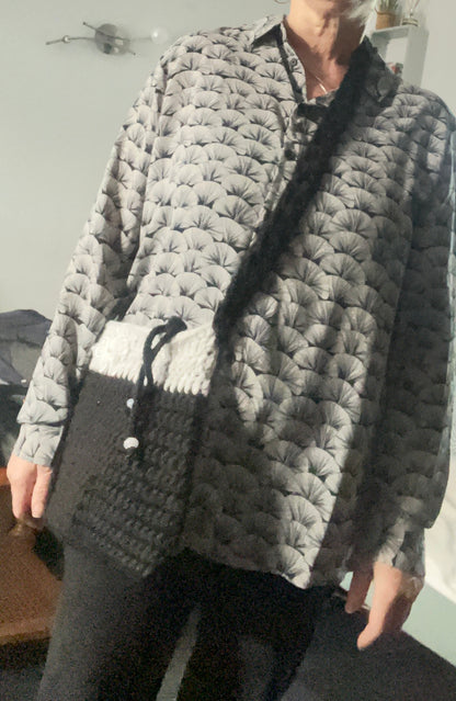 Sac noir et gris