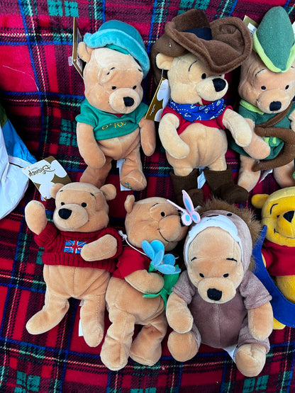 Peluches Winnie avec étiquettes, vendues à l unité