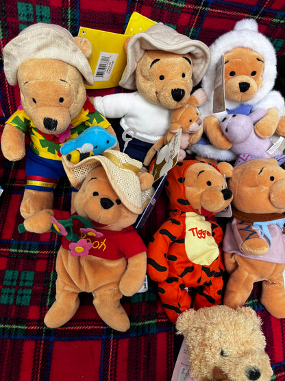 Peluches Winnie avec étiquettes, vendues à l unité