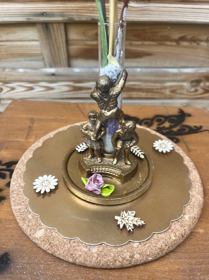 Vase mini décor enfants grimpants