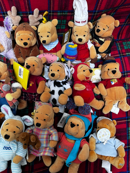 Peluches Winnie avec étiquettes vendues à l unité