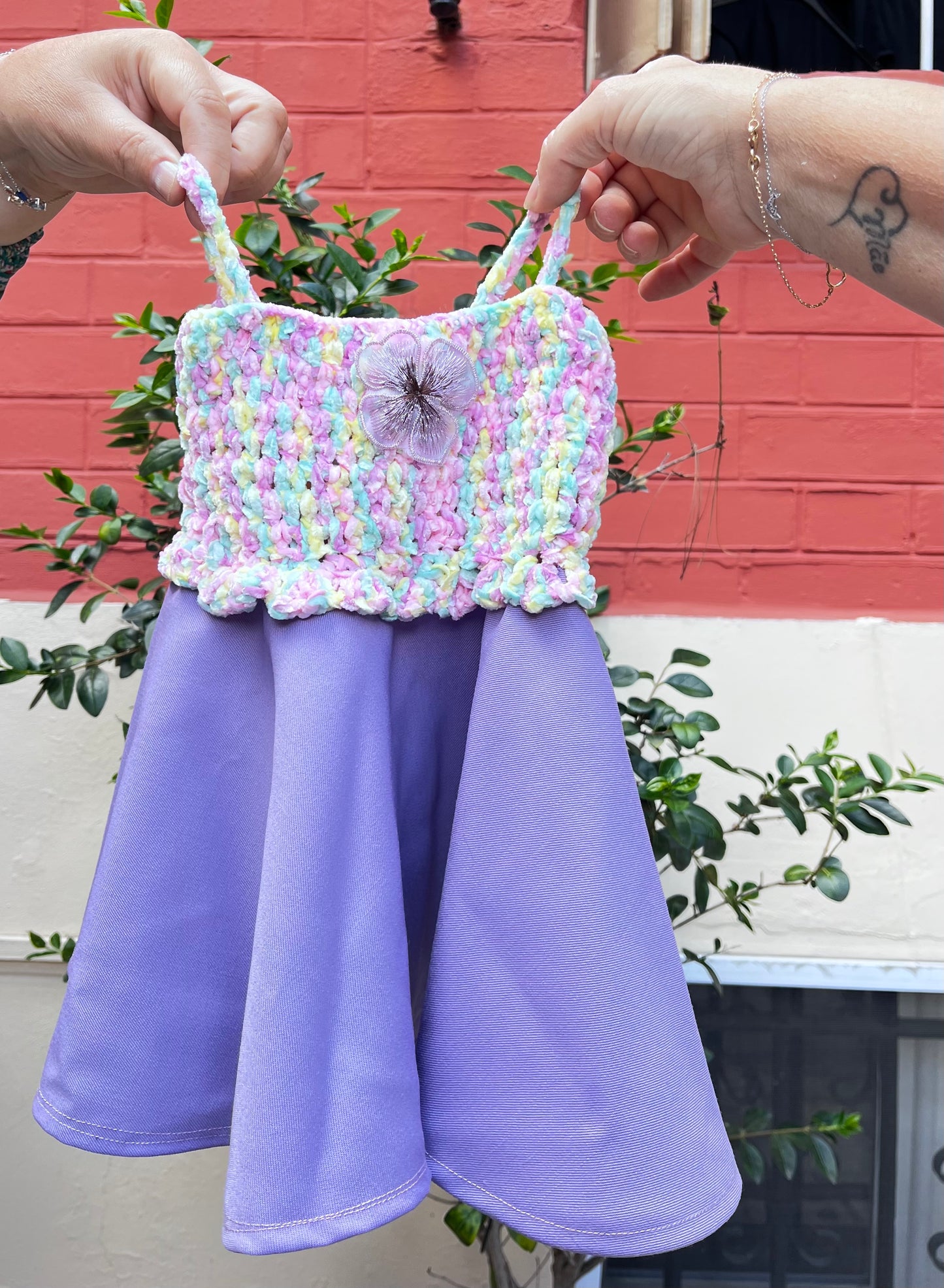 Robes avec haut en crochet