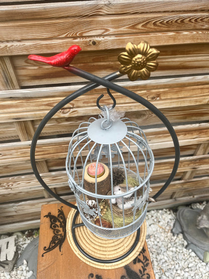 Cage porte bougie