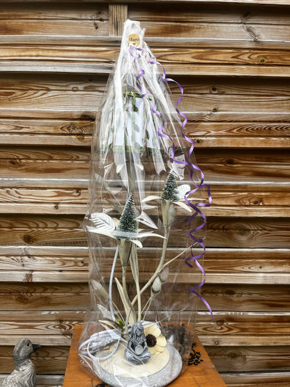 lampe fleurs blanches avec mise à prix à 89,00 euros
