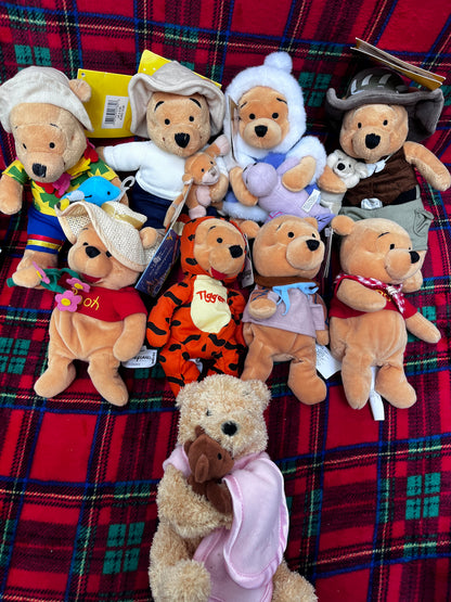 Peluches Winnie avec étiquettes, vendues à l unité
