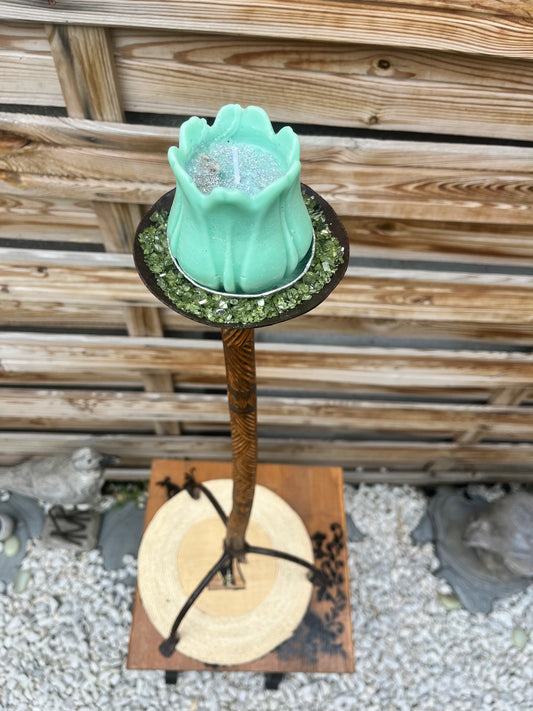 Porte bougie style africain