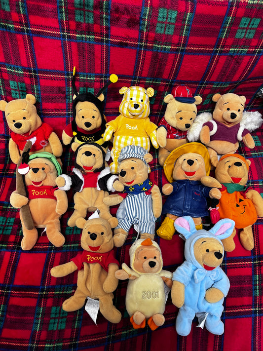 Peluches Winnie sans étiquettes, vendues à l unité