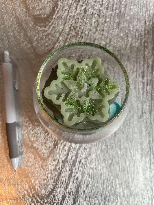 Bougie / verre à pied