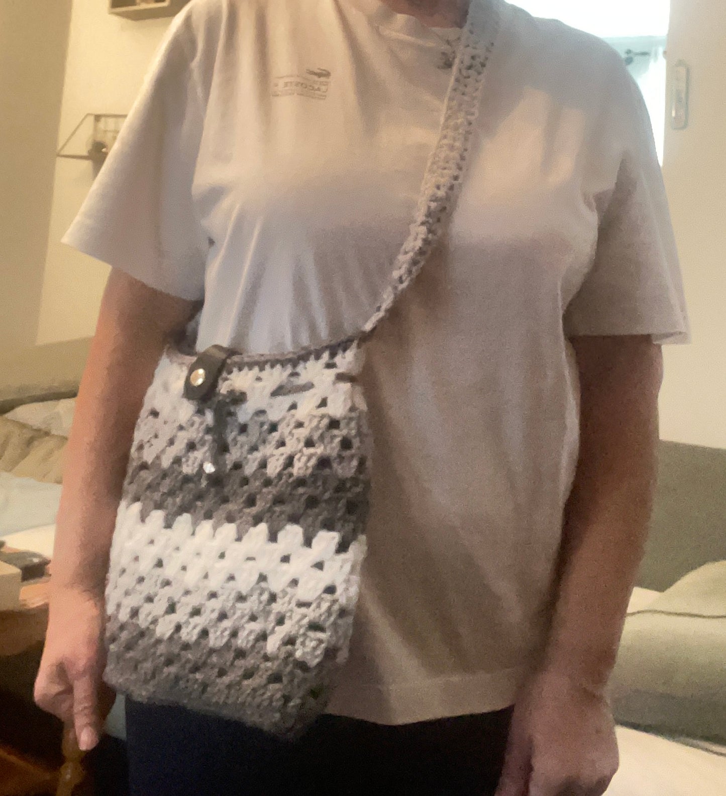 Sac 3 tons de gris et blanc