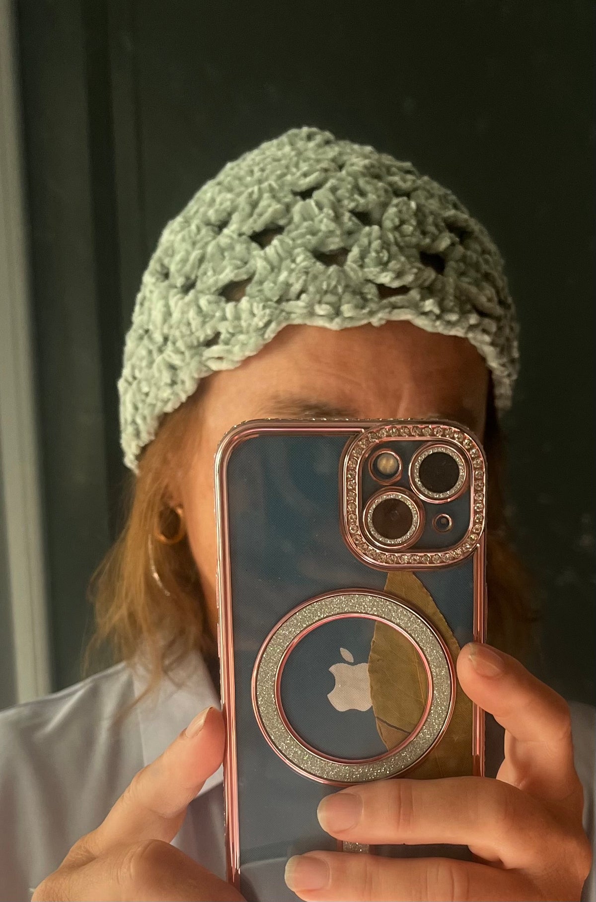 Bonnets en maille dentelle