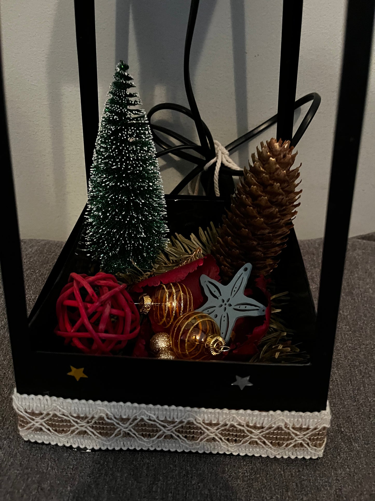 Centre de table Lampe de Noël