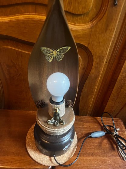 Lampe feuille de bananier