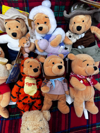 Peluches Winnie avec étiquettes, vendues à l unité