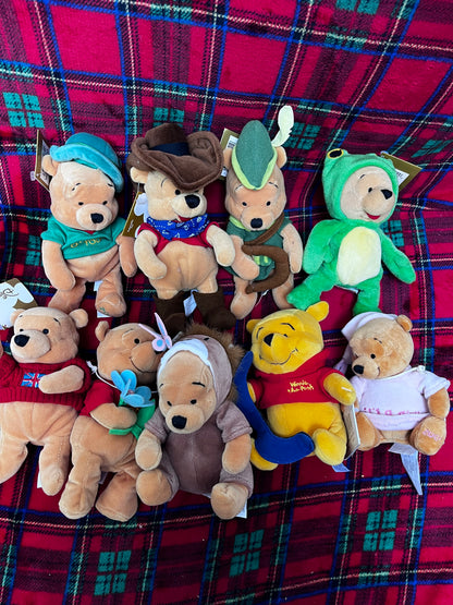 Peluches Winnie avec étiquettes, vendues à l unité