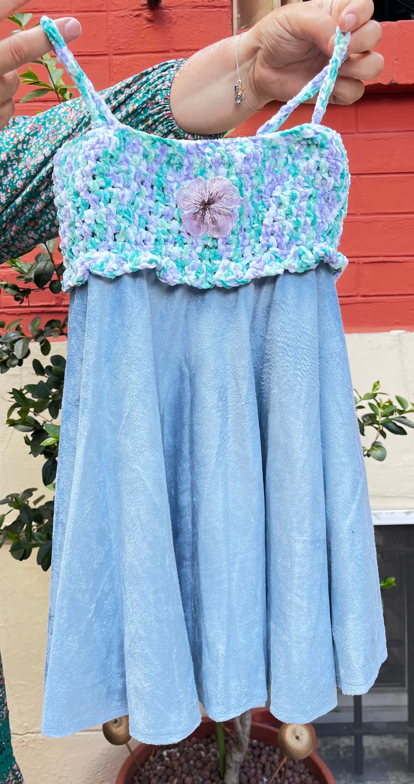 Robes avec haut en crochet