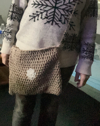 Sac et pochette beige