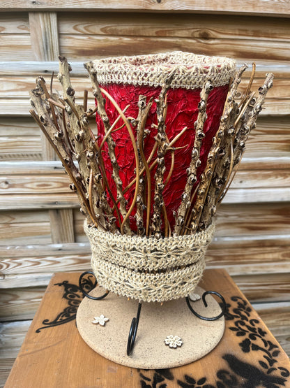 lampe bâtons de bois avec mise à prix à 89,00 euros