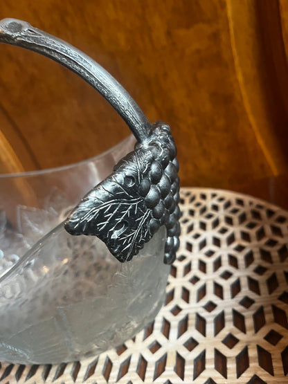 Corbeille à fruit en verre