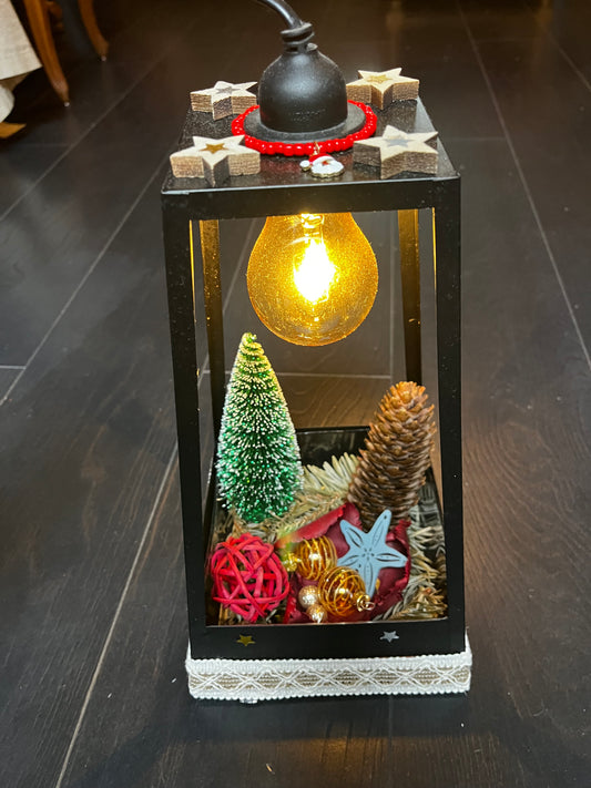 Centre de table Lampe de Noël